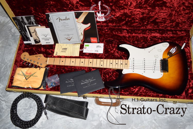 Early 54 Sunburst Maple neck VG 2240 H.I.Guitars Inc. Vintage Fender Stratocaster Specilized Shop