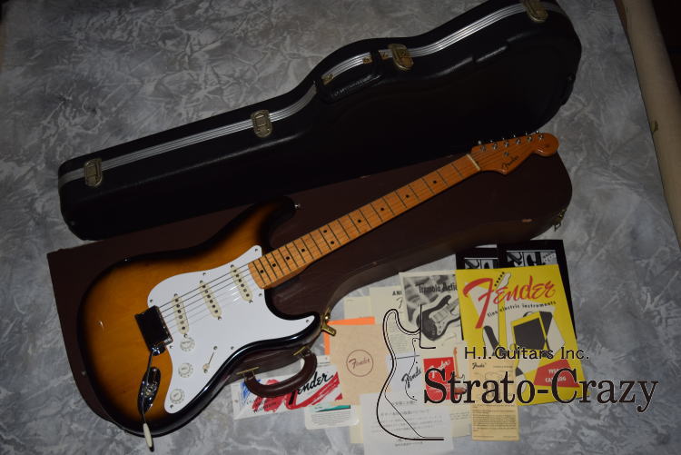 Early 54 Sunburst Maple neck VG 2240 H.I.Guitars Inc. Vintage Fender Stratocaster Specilized Shop