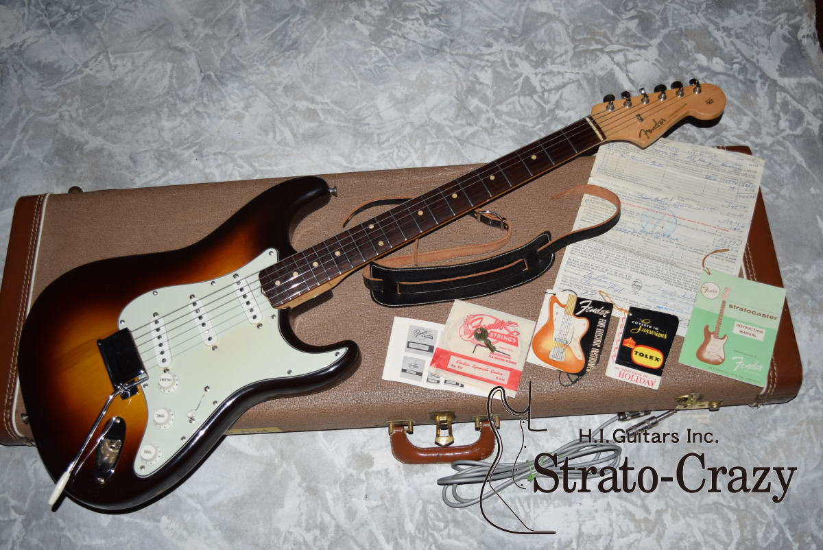 Early 54 Sunburst Maple neck VG 2240 H.I.Guitars Inc. Vintage
